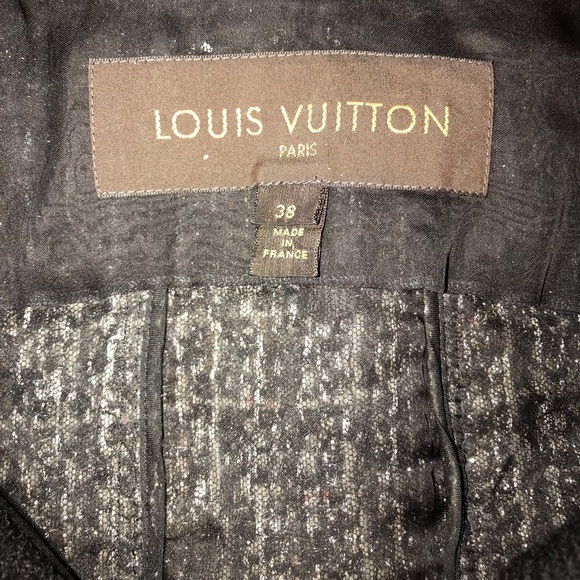 LOUIS VUITTON SEQUIN COCKTAIL BLAZER JACKET SIZE38 - Picture 8 of 8